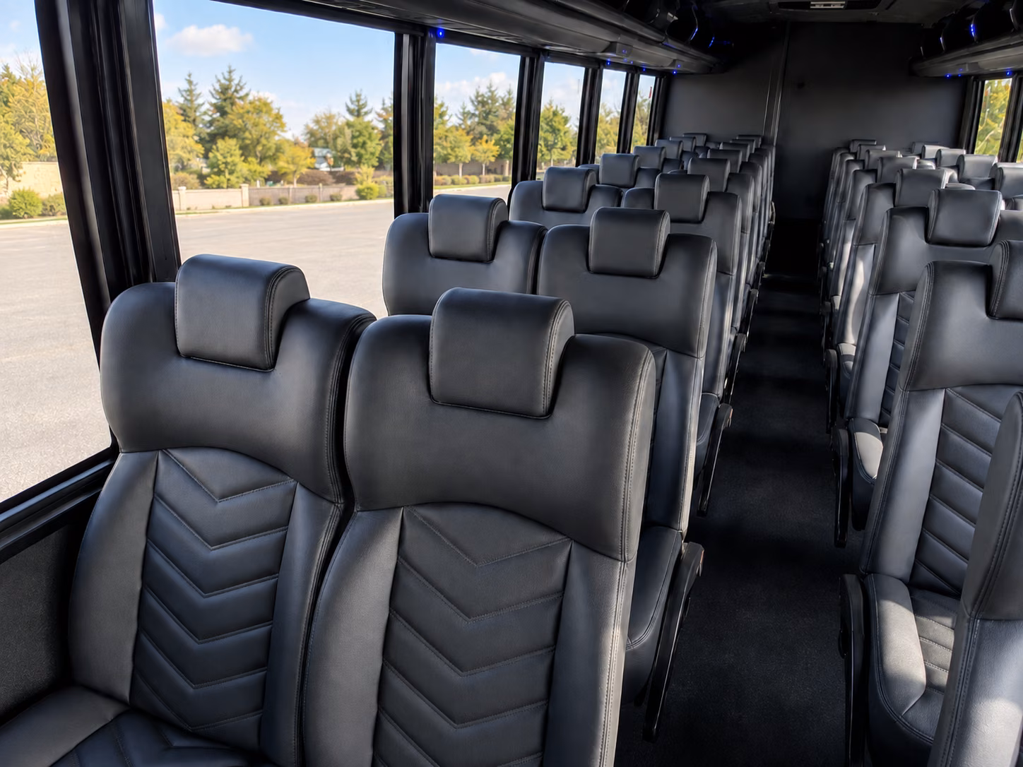 nampa 15 passenger minibus interior