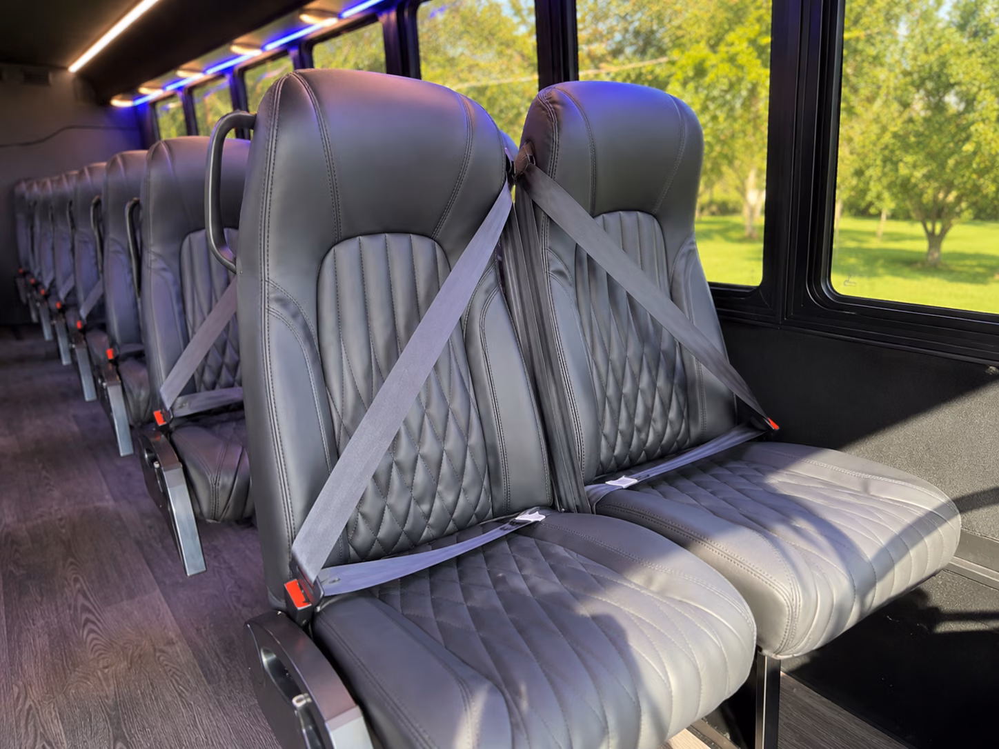 nampa 18 passenger minibus interior