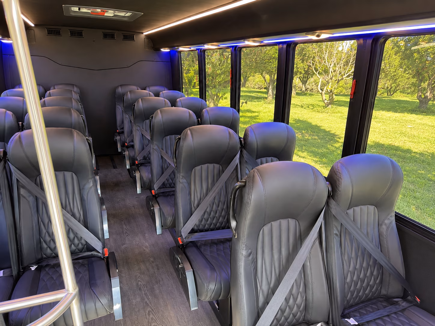 nampa 20 passenger minibus inside