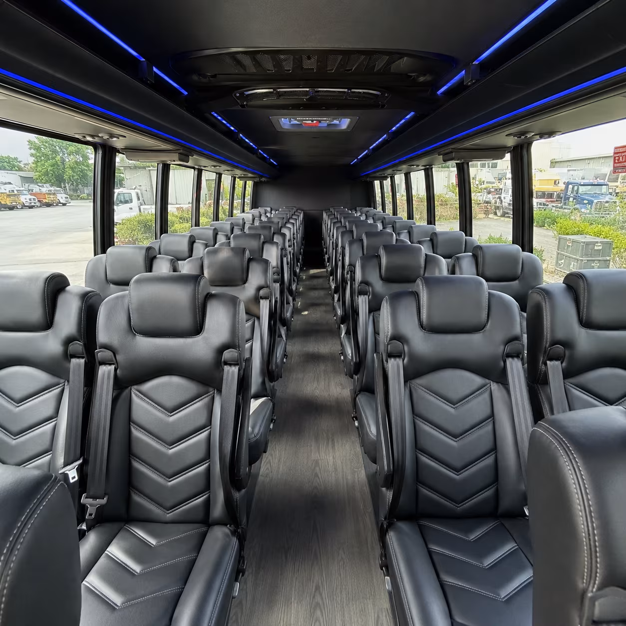 nampa 25 passenger minibus inside