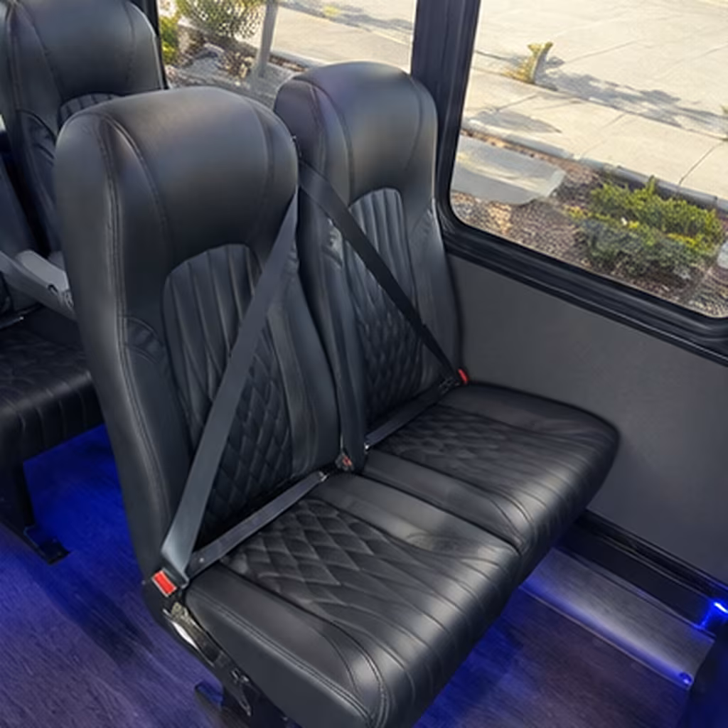 nampa 35 passenger minibus interior