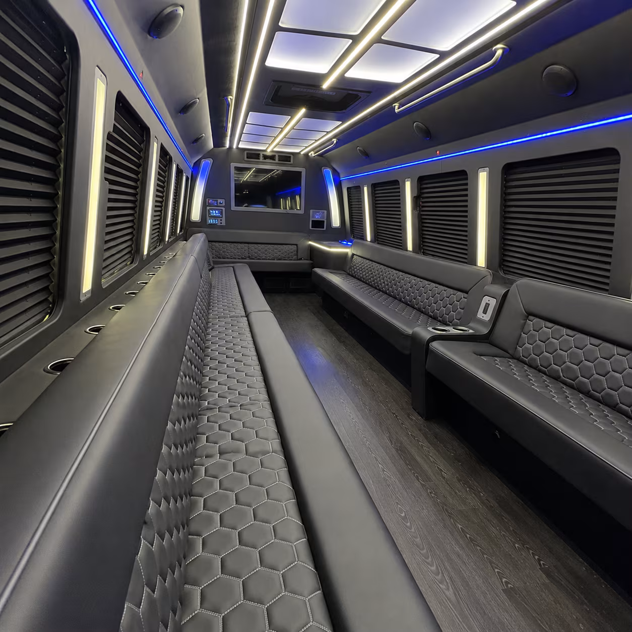 nampa party bus rental interior
