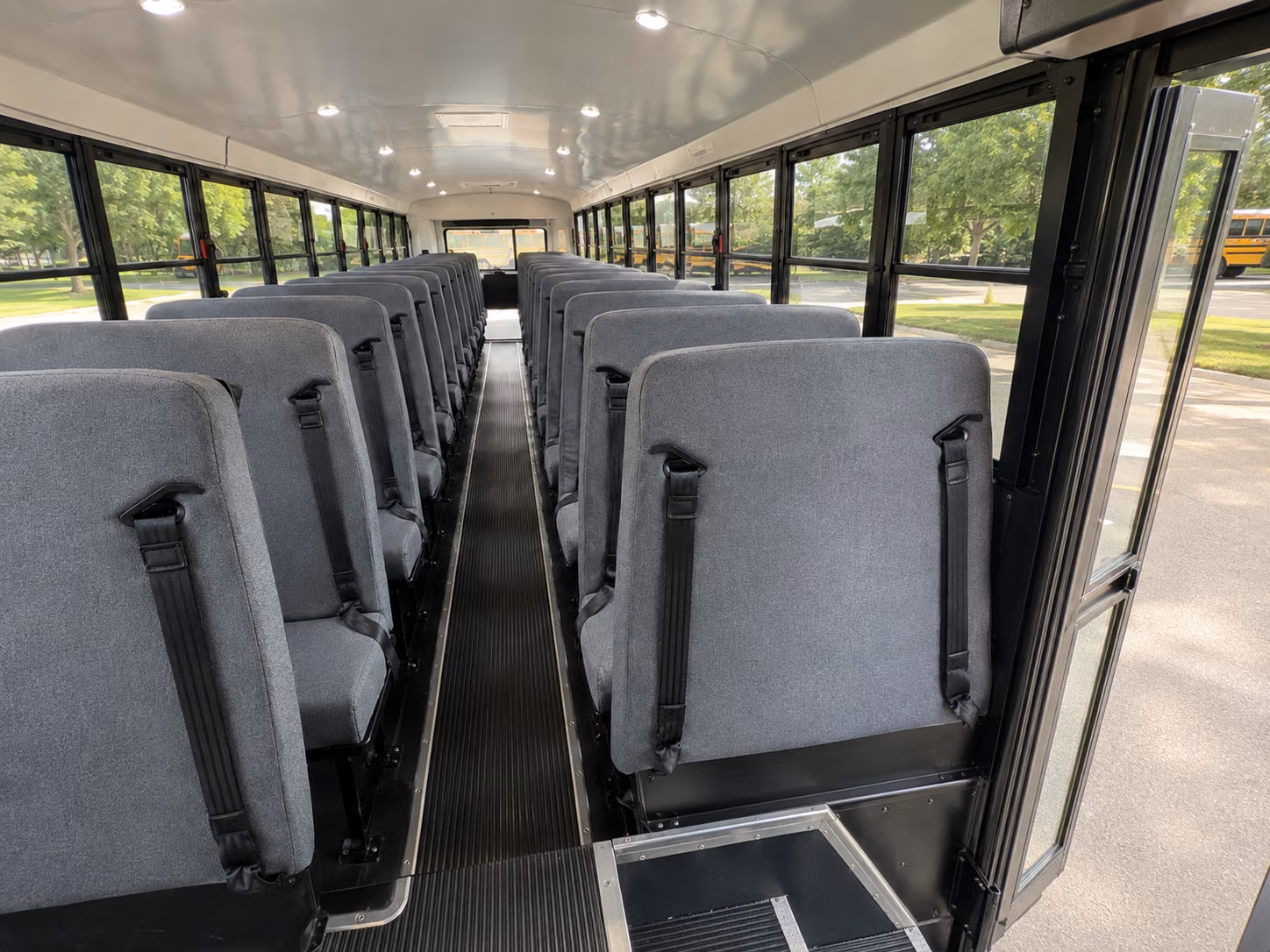 nampa school bus inside